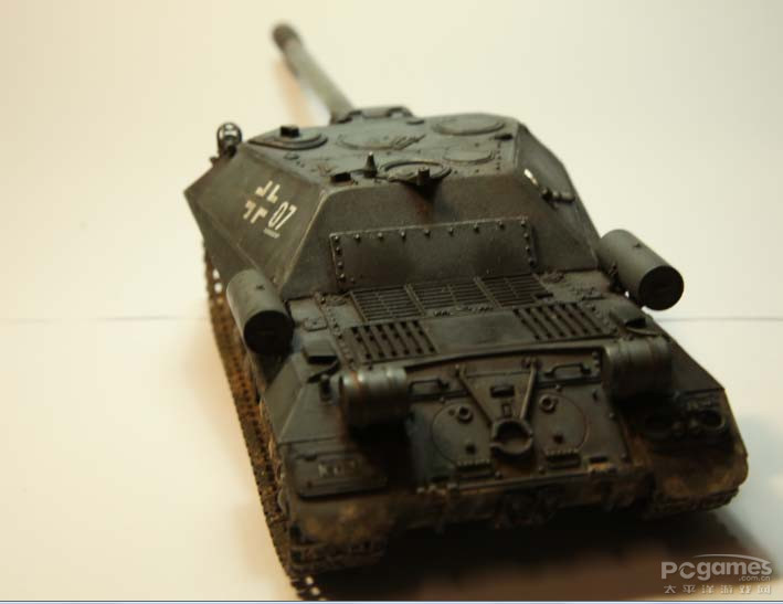 坦克世界玩家自制精致704工程车模图片_坦克
