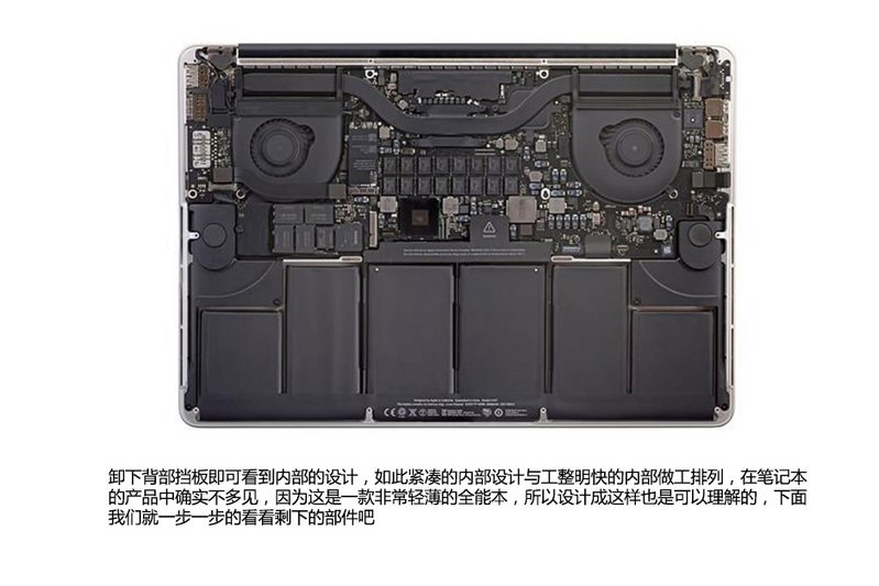 罕见的紧凑精致 新Macbook pro拆解图赏