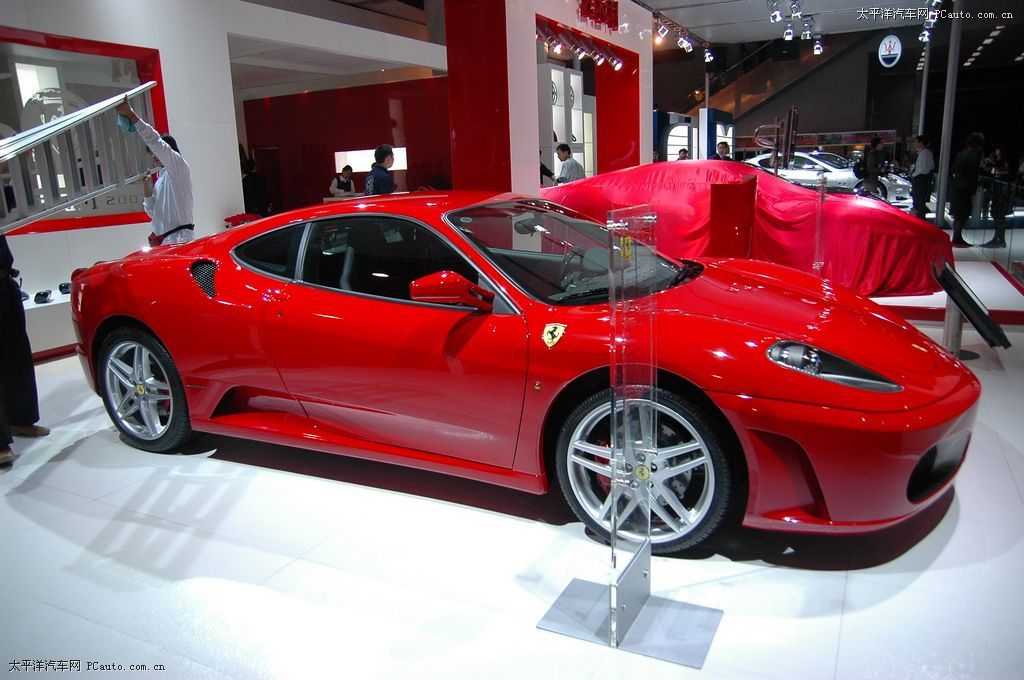 法拉利F430車展高清大圖